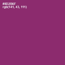 #8D2B6F - Plum Color Image