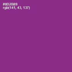 #8D2B89 - Vivid Violet Color Image