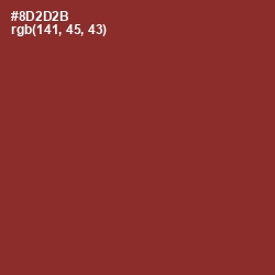 #8D2D2B - Burnt Umber Color Image