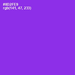 #8D2FE9 - Electric Violet Color Image