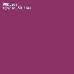 #8D3268 - Vin Rouge Color Image
