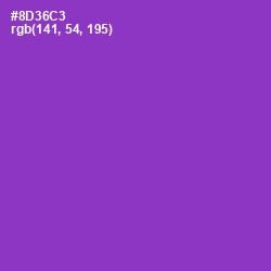 #8D36C3 - Electric Violet Color Image