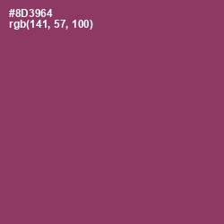 #8D3964 - Vin Rouge Color Image
