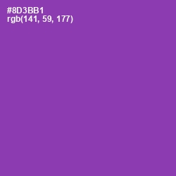 #8D3BB1 - Vivid Violet Color Image