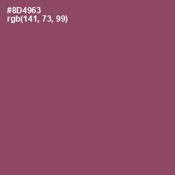 #8D4963 - Cannon Pink Color Image