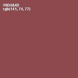 #8D4A4D - Copper Rust Color Image