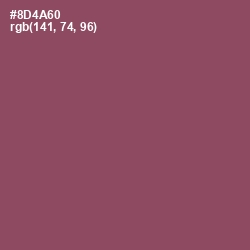 #8D4A60 - Cannon Pink Color Image