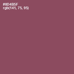 #8D4B5F - Copper Rust Color Image