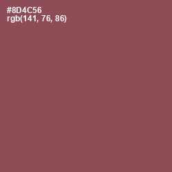 #8D4C56 - Copper Rust Color Image