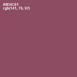#8D4C61 - Cannon Pink Color Image
