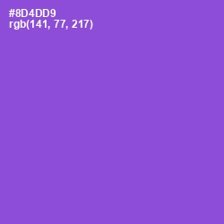 #8D4DD9 - Amethyst Color Image