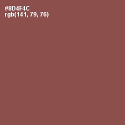 #8D4F4C - Copper Rust Color Image