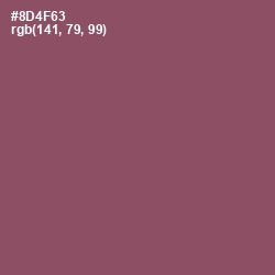 #8D4F63 - Cannon Pink Color Image