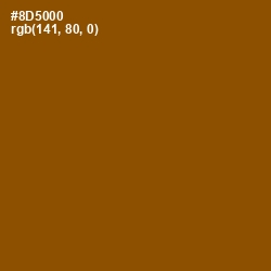 #8D5000 - Rusty Nail Color Image