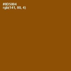 #8D5004 - Rusty Nail Color Image