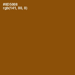 #8D5008 - Rusty Nail Color Image