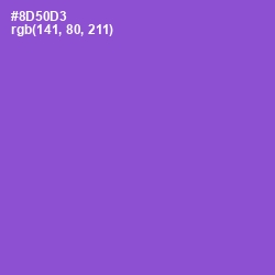 #8D50D3 - Amethyst Color Image
