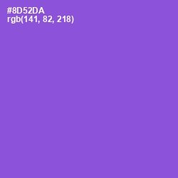 #8D52DA - Amethyst Color Image