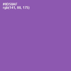 #8D58AF - Wisteria Color Image