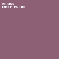 #8D6076 - Opium Color Image