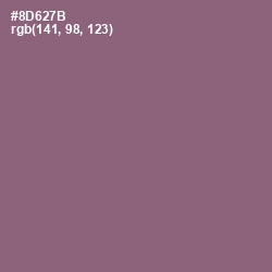 #8D627B - Opium Color Image