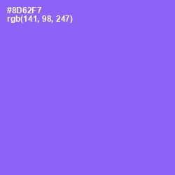 #8D62F7 - Medium Purple Color Image