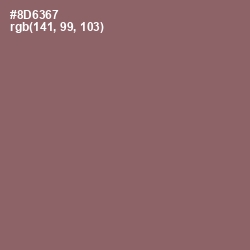 #8D6367 - Sand Dune Color Image