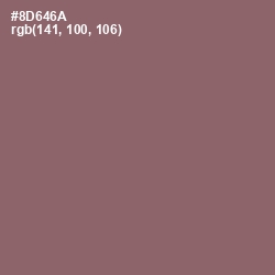 #8D646A - Sand Dune Color Image