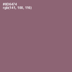 #8D6474 - Opium Color Image