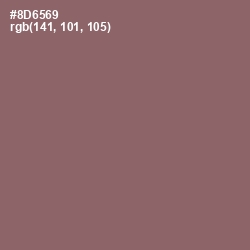 #8D6569 - Sand Dune Color Image