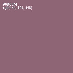 #8D6574 - Opium Color Image