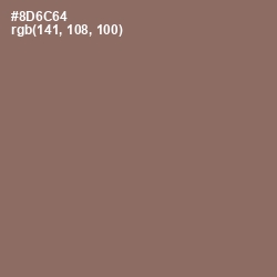 #8D6C64 - Sand Dune Color Image