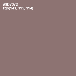 #8D7372 - Empress Color Image