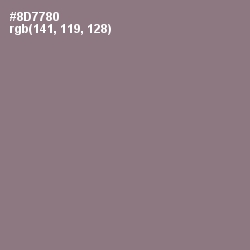 #8D7780 - Mountbatten Pink Color Image
