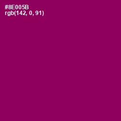 #8E005B - Cardinal Pink Color Image