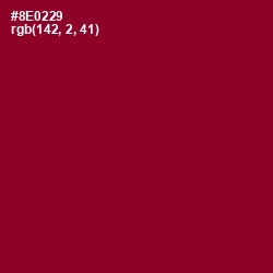 #8E0229 - Paprika Color Image