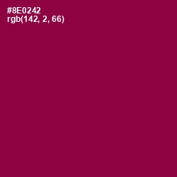 #8E0242 - Rose Bud Cherry Color Image