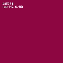 #8E0641 - Rose Bud Cherry Color Image