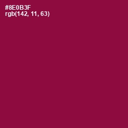 #8E0B3F - Paprika Color Image