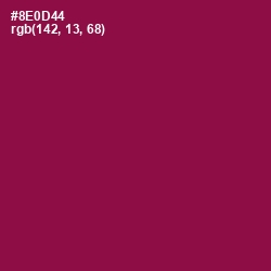 #8E0D44 - Rose Bud Cherry Color Image