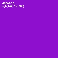 #8E0FCE - Electric Violet Color Image