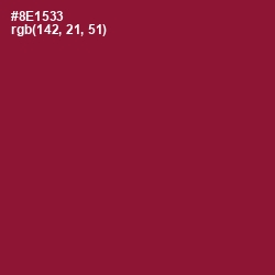 #8E1533 - Merlot Color Image