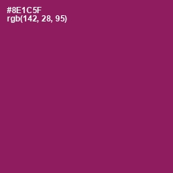 #8E1C5F - Disco Color Image