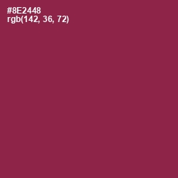 #8E2448 - Solid Pink Color Image