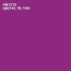 #8E277E - Plum Color Image