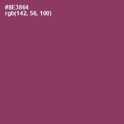 #8E3864 - Vin Rouge Color Image