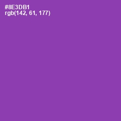 #8E3DB1 - Vivid Violet Color Image