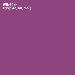 #8E447F - Cannon Pink Color Image