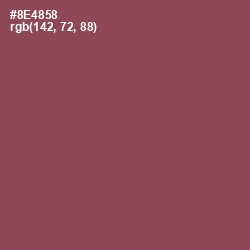 #8E4858 - Copper Rust Color Image