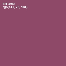 #8E4968 - Cannon Pink Color Image